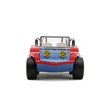 Marvel Spider-Man 1:24 Buggy Die-cast Car & 2.75" Figure, Toys for Kids and Adults