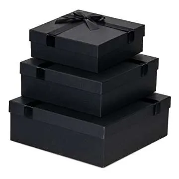 Elegant Black Gift Box Set for All Occasions