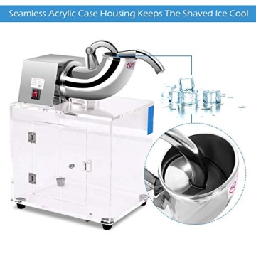 ReunionG Snow Cone Machine for Instant Shaved Ice Fun