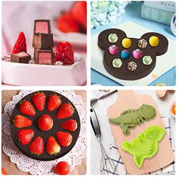 Magigift 6 Inch Silicone Cake Molds for Creative Baking