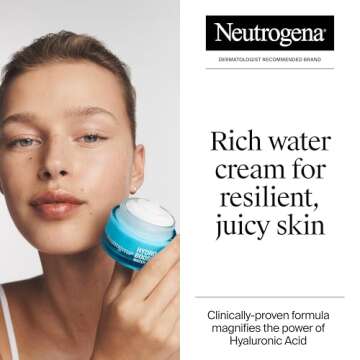 Neutrogena Hydro Boost Skincare Bundle, Hydro Boost Fragrance Free Water Cream Face Moisturizer, 1.7 oz, & Trial Size Hydro Boost Fragrance Free Hydrating Gel Facial Cleanser, 0.5 fl. oz, 2 Pack