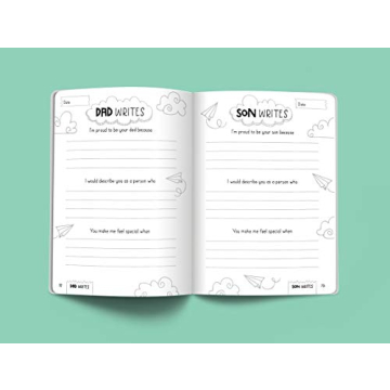 Between Dad and Me: A Father And Son Guided Journal To Connect And Bond (Father's Day gift, Unique Gifts For Dad)