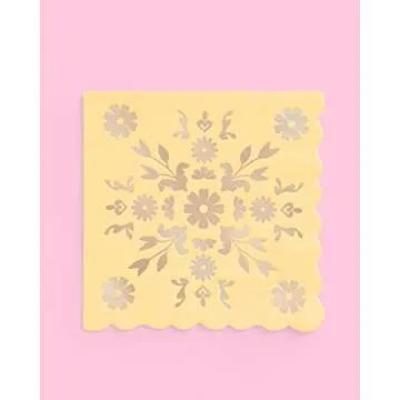 xo, Fetti Pastel China Napkins - 24 pack, 5" | Birthday Party Decorations, Bachelorette Garden Party, Easter Party, Cool Cake Plates, Tea Partea