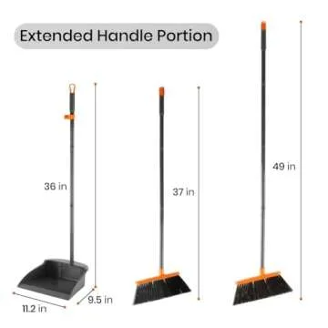 Upright Dust Pan Combo Sweep Set for Effortless Cleaning