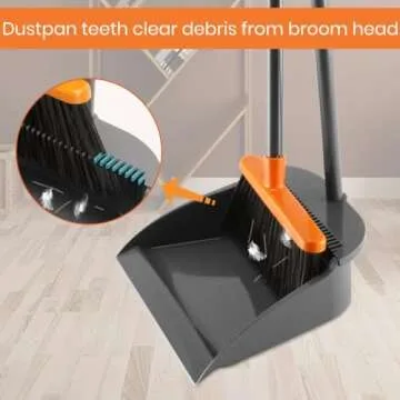 Upright Dust Pan Combo Sweep Set for Effortless Cleaning