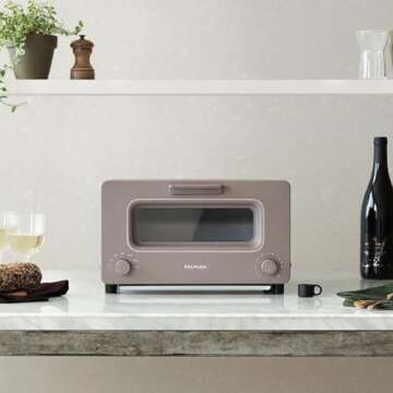 BALMUDA The Toaster | Steam Oven Toaster | 5 Cooking Modes: Sandwich Bread, Artisan Bread, Pizza & P...