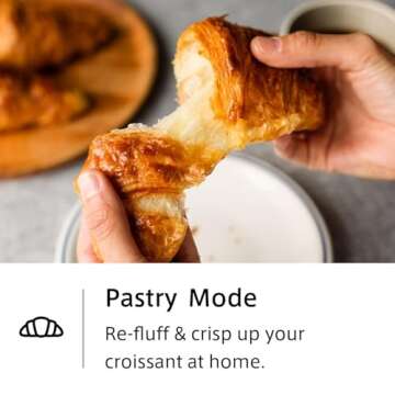 BALMUDA The Toaster | Steam Oven Toaster | 5 Cooking Modes: Sandwich Bread, Artisan Bread, Pizza & Pastry, Oven | Precise Heat Control | Steam Technology | Baking Pan | US Version | Taupe