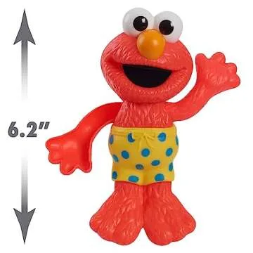 Sesame Street Swim and Splash 7-inch Elmo Wind Up Bath and Pool Toy, Kids Toys for Ages 2 Up by Just Play