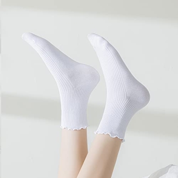Shop Mcool Mary Women's Ruffle Socks for chic comfort