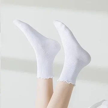 Shop Mcool Mary Women's Ruffle Socks for chic comfort