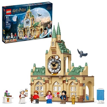 LEGO Harry Potter Hogwarts Hospital Wing 76398 Building Toy Castle Kit with Clock Tower, The Prisone...
