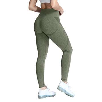 Aoxjox High Waisted Seamless Leggings for Women