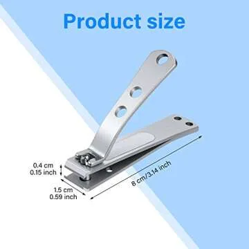 Durable Nail Clipper Set for Men and Women - Stainless Steel