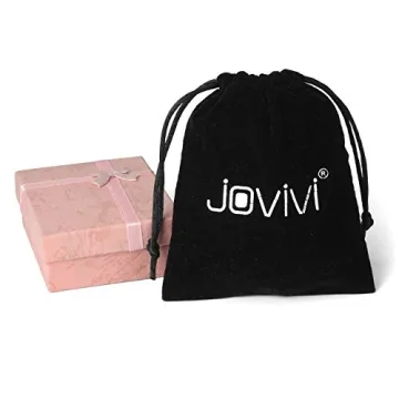 Jovivi Crystal Chakra Necklace for Healing and Balance