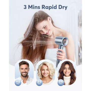 Bopcal Ionic Hair Dryer for Fast, Frizz-Free Styles