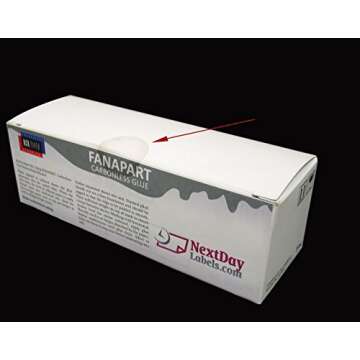 NextDayLabels - Super Gloss Clear Retail Package/Envelope Seals Stickers, 1" Inch Round Circle Wafer Seal Labels 1,000 Per Roll