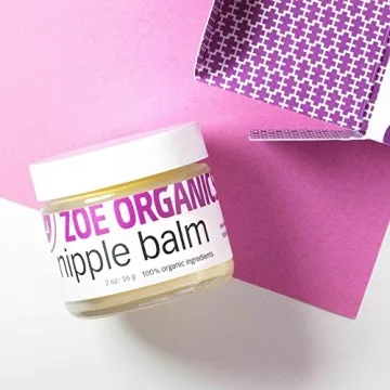 Zoe Organics Nipple Balm for Nursing Comfort and Care