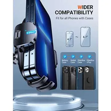 TORRAS Enhanced Car Phone Holder for All Phone Models