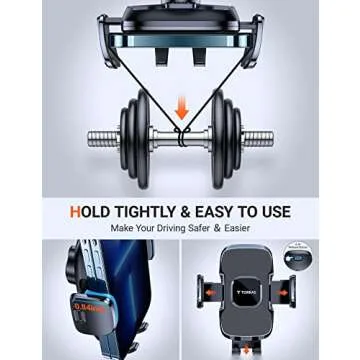 TORRAS Enhanced Car Phone Holder for All Phone Models
