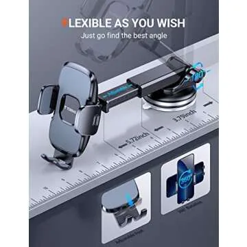 TORRAS Enhanced Car Phone Holder for All Phone Models