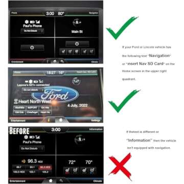 2024 Latest Version A15 Navigation SD Card Fits Ford/Lincoln Updated A15 USA Canada GM5T-19H449-AJ