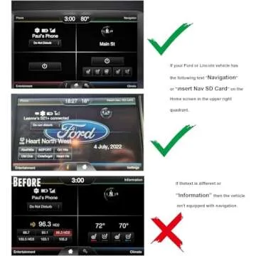 2024 Latest Version A15 Navigation SD Card Fits Ford/Lincoln Updated A15 USA Canada GM5T-19H449-AJ
