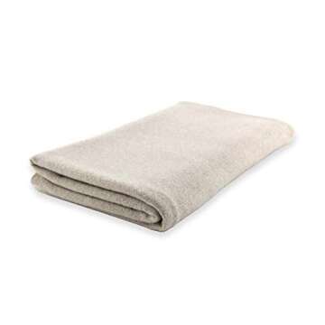 Jet&Bo 100% Pure Cashmere Lightweight Travel Wrap, Shawl & Scarf Beige, Storage Bag + Gift Box
