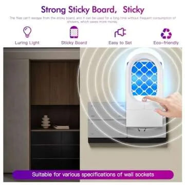 Flying Insect Trap - Mosquito Killer Indoor & Safe