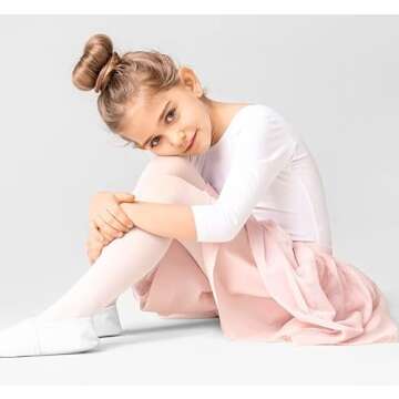 Styla Hair Small Donut Bun Maker for Kids' Ballet Buns, Sock Buns, and Easy Hairstyling (6pc Blonde 2 Inch Size)