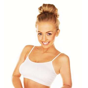 Styla Hair Small Donut Bun Maker for Kids' Ballet Buns, Sock Buns, and Easy Hairstyling (6pc Blonde 2 Inch Size)