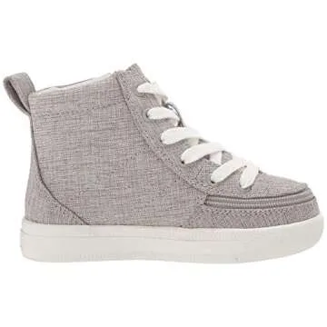 BILLY Footwear Classic Lace High (Little Kid/Big Kid) Grey Jersey 4 Big Kid M