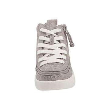 BILLY Footwear Classic Lace High (Little Kid/Big Kid) Grey Jersey 4 Big Kid M