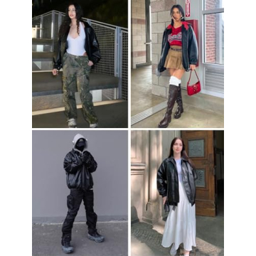 Aelfric Eden Oversized Faux Leather Jacket for Men and Women