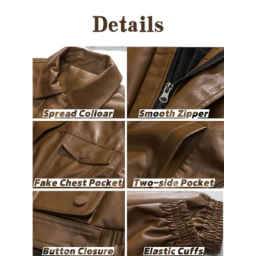 Aelfric Eden Oversized Faux Leather Jacket for Men and Women