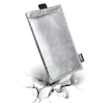 PINGTEKOR Thermal Phone Case,Prevent OVERHEATING in The Sun,Prevent Lower Temperatures to Extend Battery Life,for iPhone 15Pro Max/15 Plus/14Pro Max/GalaxyA54 and Similar Sized Phones-Silver