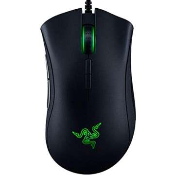 Razer DeathAdder Elite Gaming Mouse: 16,000 DPI Optical Sensor - Chroma RGB Lighting - 7 Programmabl...