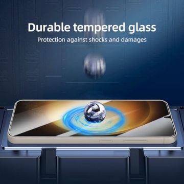 NEW'C 3 Pack Tempered Glass for Galaxy S24 5G
