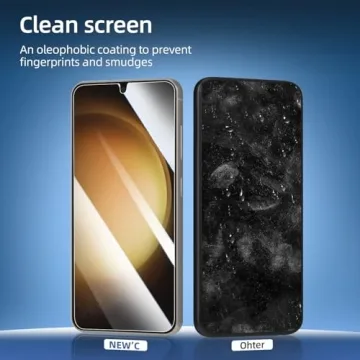 NEW'C 3 Pack Tempered Glass for Galaxy S24 5G