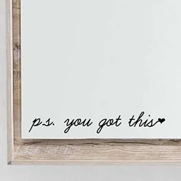 You Got This 2.5"H x14"W Vinyl Wall Decal,Inspirational Quote Vinyl Wall Decal for Office Bathroom Mirror Bedroom Apartment Business Life Quotes Lettering Stickers Decorations