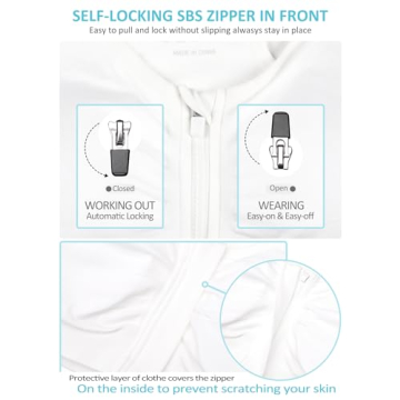 WANAYOU Women's Zip Front Sports Bra - Stylish & Comfortable 3 Pack