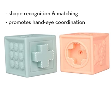 YIDIBOF Baby Soft Building Blocks - Non Toxic Fun for Infants