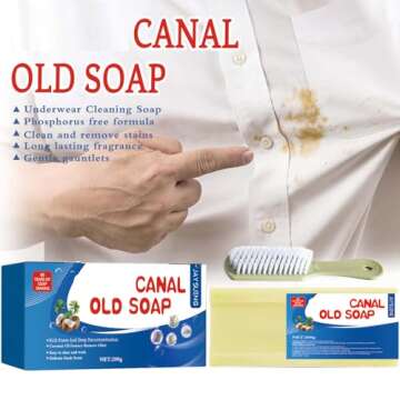 Eco-Friendly Grand Underwear Cleaning Soap Bars with Brush