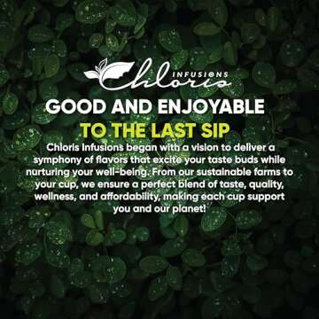 Chloris Infusions Moringa Tea Bags 100% Natural, 1.5g/bag | Single Ingredient, Handpick Moringa Leav...