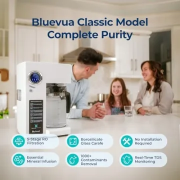 Bluevua RO100ROPOT Countertop Water Filter for Pure Clean Water
