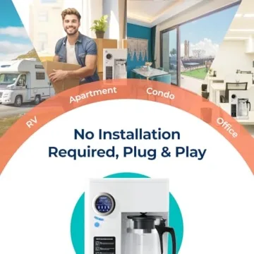 Bluevua RO100ROPOT Countertop Water Filter for Pure Clean Water