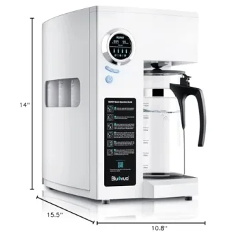 Bluevua RO100ROPOT Countertop Water Filter for Pure Clean Water