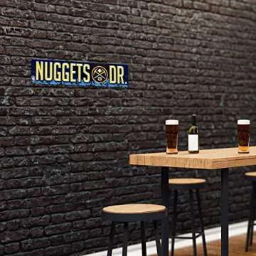 Denver Nuggets 16-Inch Plastic Street Sign Decor
