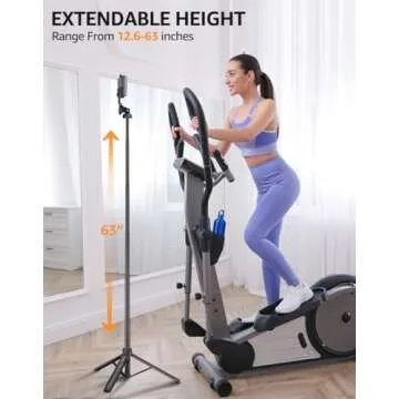 Lusweimi 63" Selfie Stick Tripod with Remote for Phones