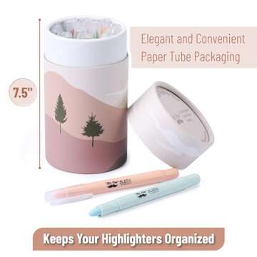 Mr. Pen Gel Highlighter Set - Assorted Colors for Study