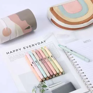 Mr. Pen Gel Highlighter Set - Assorted Colors for Study